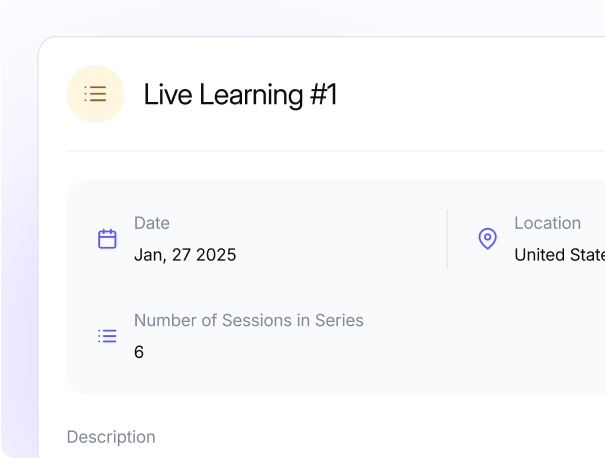 Collaborative Learning Sessions